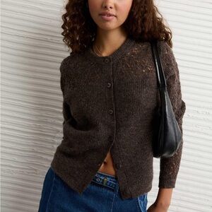 AE Knit Lace Cardigan